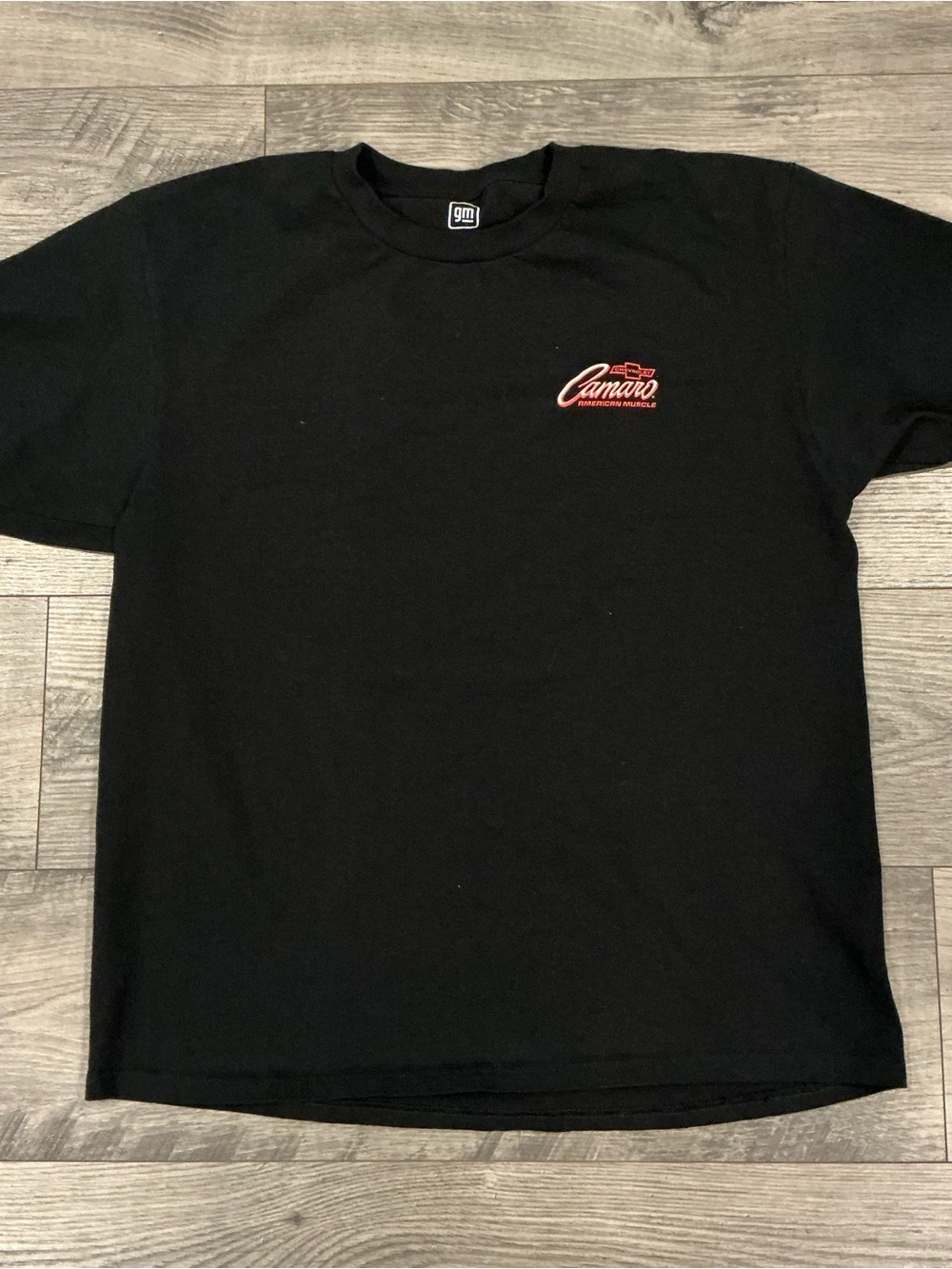Camaro Logo Short Sleeve T-Shirt in Black
